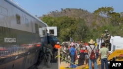 На месцы трагедыі ў штаце Аачака