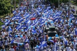 Массовые протесты против правления Даниэля Ортеги. Манагуа, сентябрь 2018 года