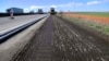 Lucrări de reparație pe autostrada ungară M1, aproape de intrarea în Budapesta (imagine de arhivă).