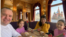 Mihail Nebunelea, fost președinte al organizației Cimișlia a Partidului Șor, împreună cu familia, în celebra cafenea „Pușkin”, din Piața Roșie de la Moscova, martie 2026