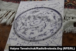 У Лефортово Андрій Оприско намалював карту зоряного неба