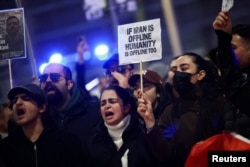 Рим, акция в поддержку протестующх в Иране, 13 января 2026 года