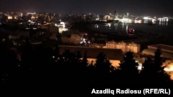 Bakuwyň käbir sebitlerinde elektrik togy dikeldildi. 3-nji iýul, 2018 ý.