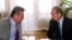 Petru Lucinschi cu Vladimir Putin