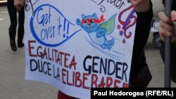Marș împotriva discriminării în bază de gen, Martie 2011