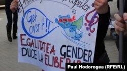 Miting împotriva discriminării, 8 martie 2011, Chişinău