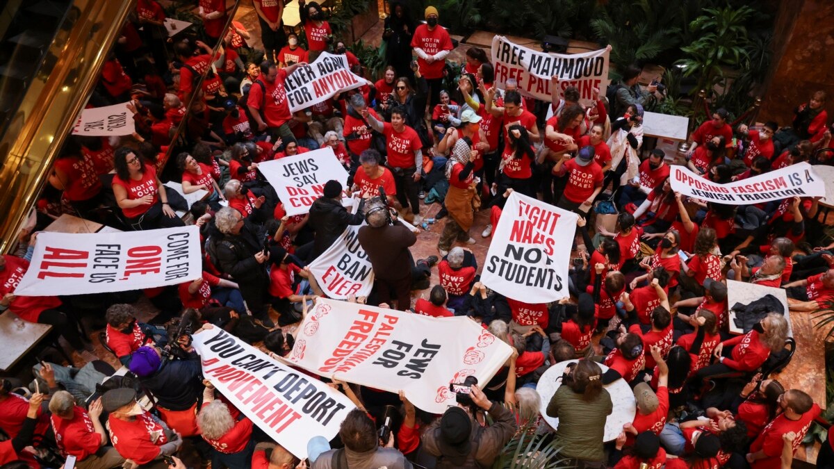 აშშ-ში დააკავეს პალესტინელი აქტივისტის მხარდამჭერი აქციის მონაწილეები