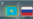 Kazakhstan, Russia flag, Kazakh and Russian languages, Astana, Baiterek, Bayterek, collage, cover photo.