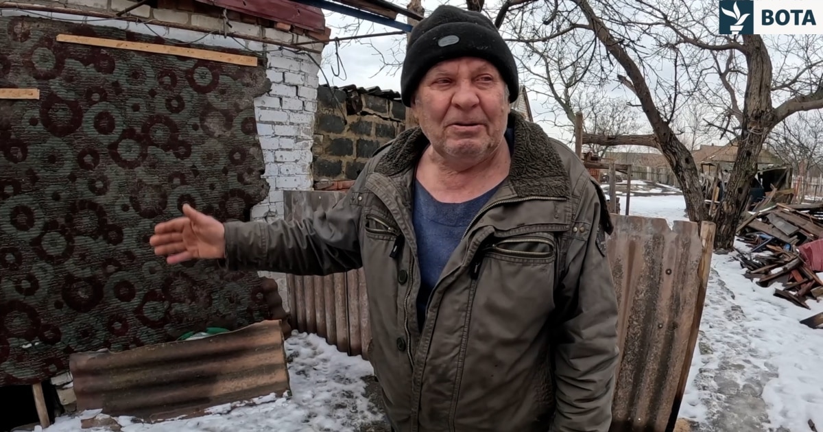  U vra këtu   Pensionisti në Donbas humb familjen gjatë një sulmi rus me dronë