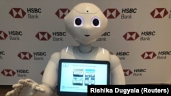 Robot. Arhiwden alnan illýustrasiýa suraty.