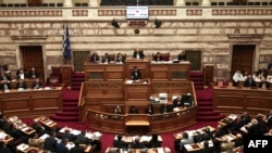 Сесија на грчкиот парламент