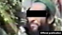 Задержанный член «Исламского движения Туркестана» (фото пресс-службы СГБ Узбекистана).