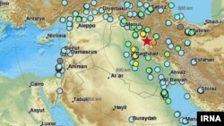 Powerful earthquake struck near the Iran-Iraq border on November 12. Map.