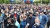 У Мінську кількасот людей вийшли на підтримку опозиціонерів на посаду президента Білорусі