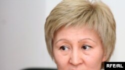 Раушан Есергепова, жена осужденного главного редактора газеты "Алма-Ата Инфо" Рамазана Есергепова. 