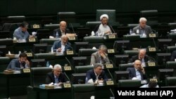 More than three-quarters of Iranian members of parliament backed the call for harsh punishments for protesters. (file photo)