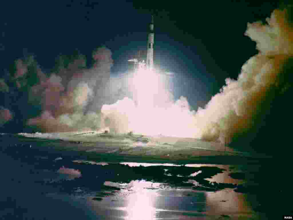 Ракету миссии «Аполлон-17» запустили 7 декабря 1972 года