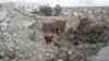 На месцы меркаванага абстрэлу з боку расейскай авіяцыі ў сырыйскай правінцыі Алепа