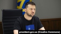 Presidenti ukrainas, Volodymyr Zelensky.