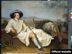 Johann Heinrich Wilhelm Tischbein, Goethe in the Roman Campagna. 1787. Städel Museum, Frankfurt am Main Photo: © U. Edelm