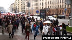 بلاروس کې مظاهرهچیان
