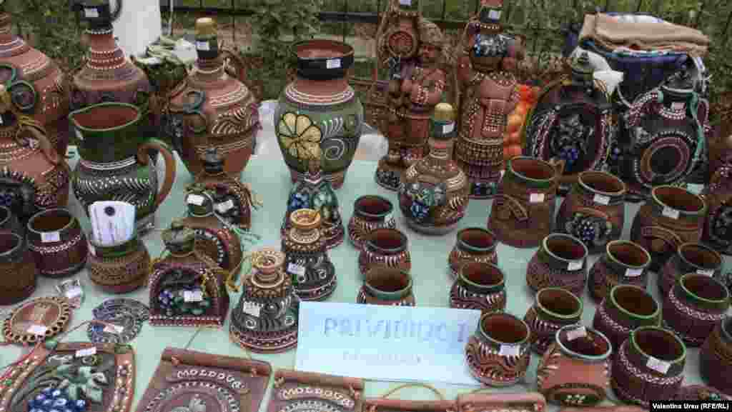 Some of the pottery comes from neighboring Romania.