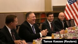 Secretarul de stat Mike Pompeo la Budapesta, 11 februarie 2019