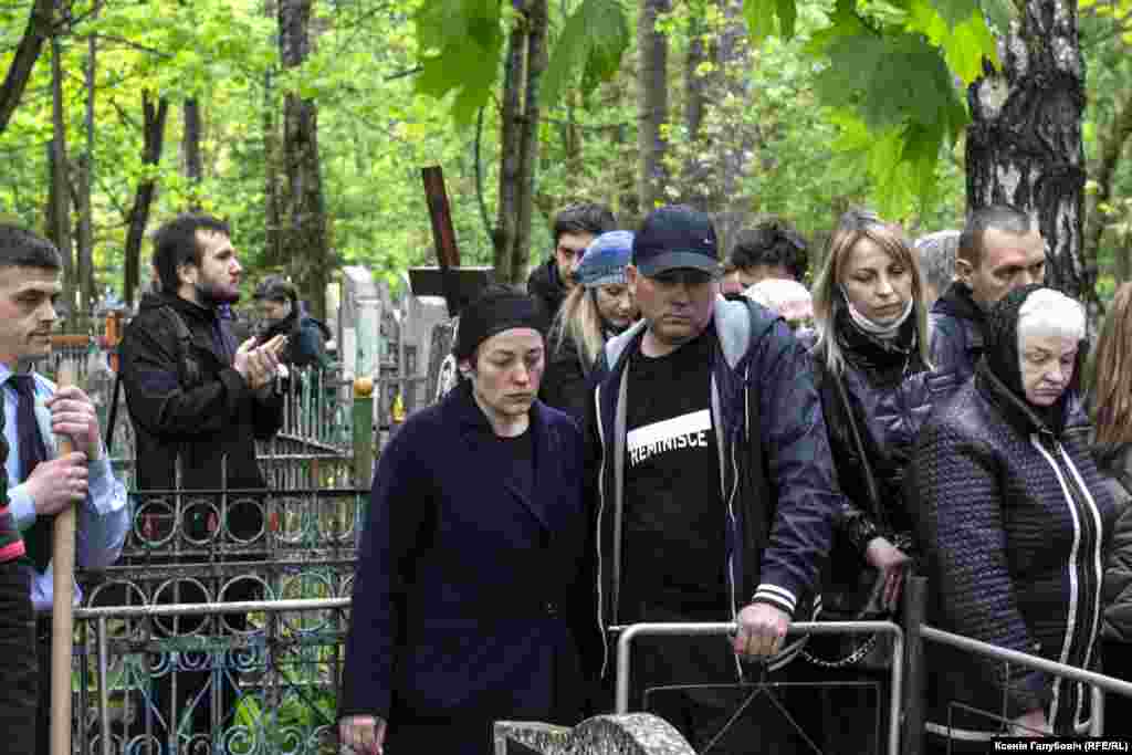 Belarus - film director Uladzimir Mikhajlouski funeral