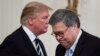 Donald Trump i William Barr 