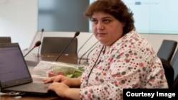 Хадиджа Исмаилова в редакции Азербайджанской службы нашей радиостанции