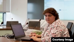 Азербайджанская журналистка Хадиджа Исмаилова. 