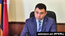 Armenia -- Eduard Sharmazanov, the spokesman for the ruling Repubican Party of Armenia.