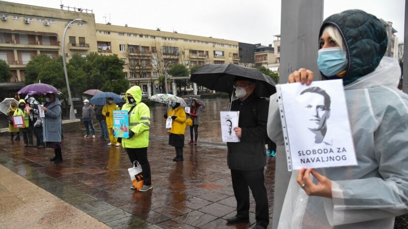 Protest podrške Navaljnom u Podgorici