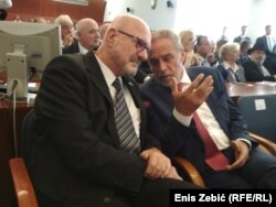 Izraelski veleposlanik u Hrvatskoj Ilan Mor i gradonačelnik Zagreba Milan Bandić