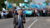 Мирна акція зустрічі національного лідера кримських татар Мустафи Джемілєва, що відбулася 3 травня 2014 року в Армянську