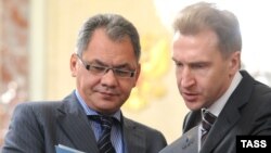 Sergei Shoigu i Igor Shuvalov, 2008.