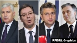 Aktuelni i bivši zvaničnici: Dragan Čović, Aleksadnar Vučić, Andrej Plenković i Filip Vujanović