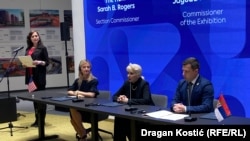 Podsekretarka za javnu diplomatiju američkog Stejt departmenta Sara Rodžers  u Beogradu, 11. maj 2026.