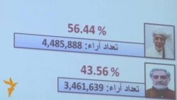 "احمدزی 56.44 درصد و عبدالله 43.56 درصد آراء را بدست آورده اند"