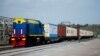 Перший контейнерний потяг з Китаю до України на терміналі DP World TIS Pivdennyi, червень 2021 року