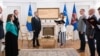 Betimi i nëntë anëtarëve të KQZ-së para u.d presidentes së Kosovës, Albulena Haxhiu, më 31 gusht 2026.
