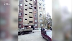 Наслідки обстрілу в Макіївці