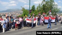 Protest Egipćana u Sarajevu