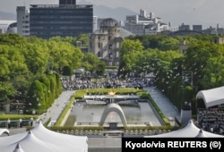 Parku Përkujtimor i Paqes në Hiroshimë, ku është mbajtur ceremonia kryesore përkujtimore më 6 gusht.