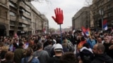 Veliki protest studenata u blokadi i građana u Beogradu, Srbija, 15. marta 2025.