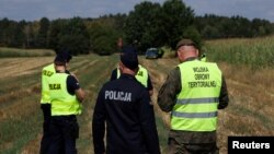 დრონის ჩამოვარდნის ადგილი, პოლონეთი. 2025 წლის 20 აგვისტო