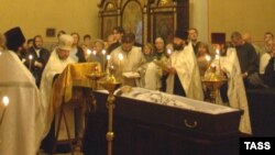 Solzhenitsyn's funeral in Moscow