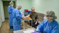 Testiranje na korona virus u regionu Donjeck, u istočnoj Ukrajini, april 2020.