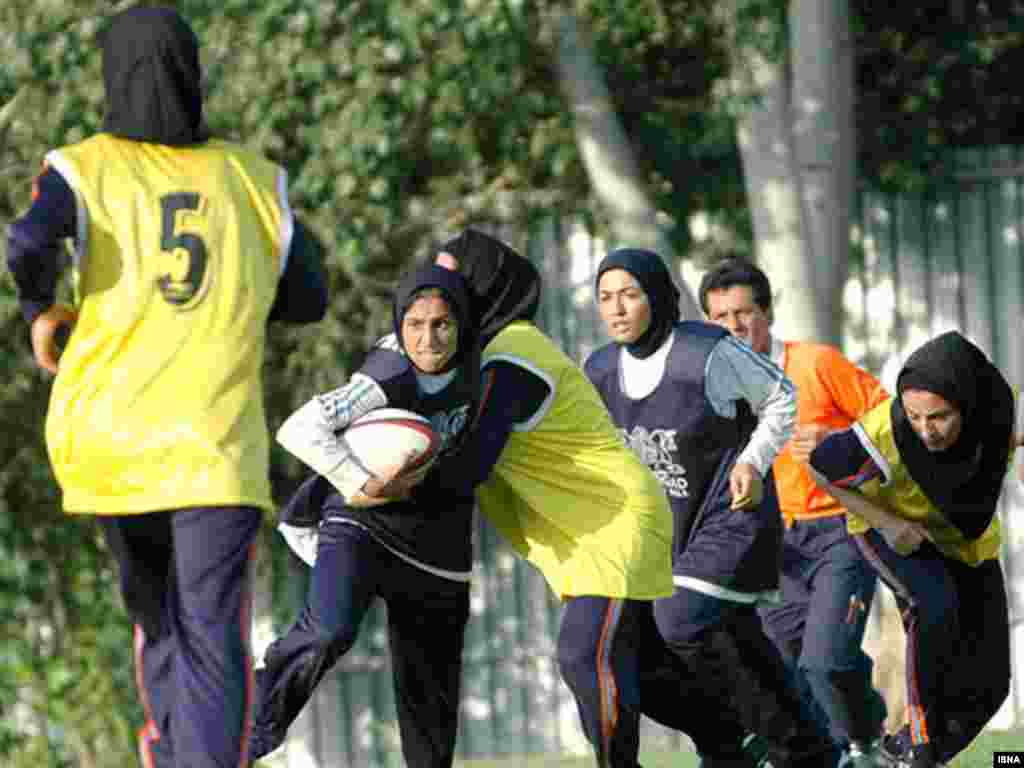 راگبی زنان در ایران - منبع: ایسنا