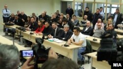 Архивска фотографија од изрекувањето на пресудата за „27 април“
